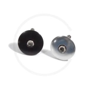 Steuersatzkappe 1 1/8" | Aluminium | inkl. Schraube | silber oder schwarz - Picture 1 of 9