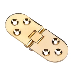 Gold Zinc Alloy Folding Table Tray Hinge 80*30mm Smooth Silent Close Mechanism - Picture 1 of 2