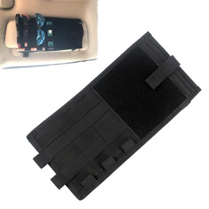 Tactical MOLLE Vehicle Visor Panel Truck Car Sun Visor Organizer Holder Pouch - Picture 1 of 8