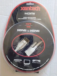 Xantech HDMI High-Definition Multimedia Interface Cable 15 Ft (HDMI15FTLCK) - Picture 1 of 6