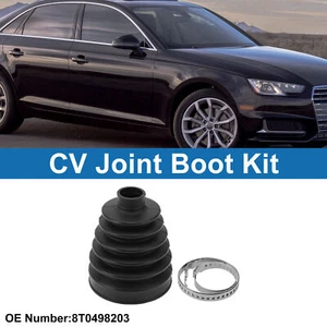 No.8T0498203 Outer CV Joint Boot Kit w/ Clamps for Audi A4 2013-2016 for Audi A5 - Picture 1 of 7