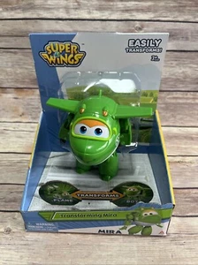 Super Wings Transforming Mira 5" Green Action Figure Plane Transformer NEW - Picture 1 of 4