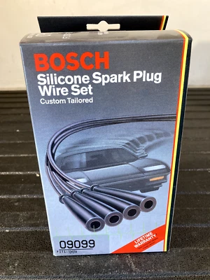 Juego de cables de bujía de silicona Bosch - 09099 - para Toyota Tercel 1980 - 1982 Foto 1 de 4