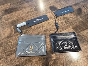 2 porta carte Marc Jacobs nero e grigio scuro M0015780 - Foto 1 di 3