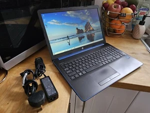 Portátil azul HP Pavilion 15da Intel Core i3 250 GB SDD 8 GB RAM Win 10 cámara web HDMI - Imagen 1 de 20
