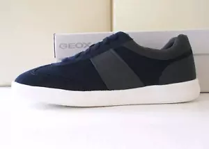 Geox scarpe uomo U Rieti A sneakers Pelle Suede+Mesh+pelle Blu Navy Eu-44 €100 - Bild 1 von 24
