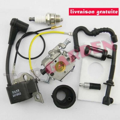 Carburateur Bobine D'Allumage Kit pour Stihl 017 018 MS170 MS180 Tronçonneuse