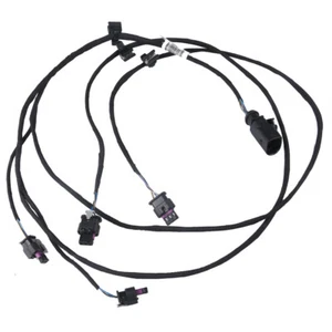 # 8K0971095E # 8K0 971 095E Front Bumper Parking Sensor Cables 6 Pins Black - Picture 1 of 5