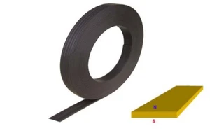 High Energy Magnetic Tape, 1/8" thick x 3/4" wide x 4 ft Roll - Plain - Foto 1 di 1