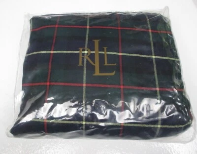 New Ralph Lauren Skating Party Green Plaid Tartan Bedskirt - King - Image 1 of 4