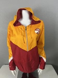 MITCHELL & NESS Women’s Atlanta Hawks Windbreaker Size Medium NWOT - Picture 1 of 8