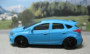¡Ford Focus RS 2018 azul nitroso! MK3 SVT ST coche de juguete fundido a presión 2014 2015 2016 2017 - Imagen 1 de 10