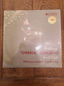 Emil Gilels-Beethoven "Emperor" Concerto.1st Blue/Silver. Columbia SAX 2252. EX+ - Imagen 1 de 6
