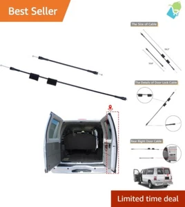 Durable Rear Door Latch Cable Replacement Kit for Ford E-Series Vans 1992-2014 - Picture 1 of 8