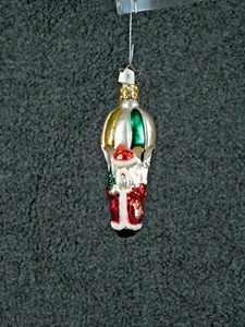 Inge Glas Ornament - Papá Noel en paracaídas - Imagen 1 de 1