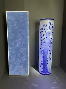 ERTE RARE "STARSTRUCK" 2004 LIMITED EDITION HAND CARVED GLASS VASE 19.5" HIGH - Picture 1 of 8