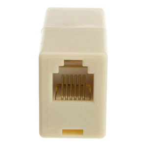 RJ12 6P6C Telephone Cable Cord Coupler / Extender / Connector / Joiner - Zdjęcie 1 z 2