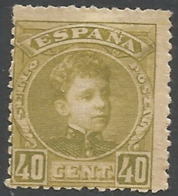 SPAIN 1901 year , mint stamp MH(*) original gum Mi.# 213 - Image 1 of 2