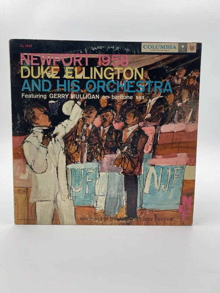 DUKE ELLINGTON AND HIS ORCHESTRA NEWPORT 1958 LP VG+ VINYL COLUMBIA CL1245 - Image 1 of 4