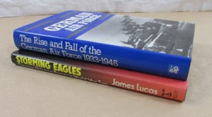 2 Book Lot~Rise and Fall of the German Air Force & Storming Eagles Hardback w/DJ - Imagen 1 de 15