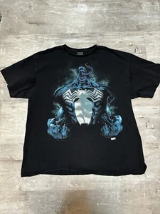  Marvel Venom Shirt Herren 2XL verblasst schwarz kurzärmelig grafisches T-Shirt - Bild 1 von 3