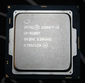 Intel Core i3 6100t 3.20ghz Dual Core Socket LGA1151 Processor SR2HE - Picture 1 of 2