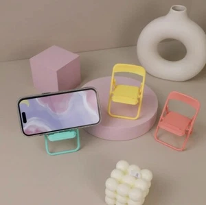 Mini Klappstuhl Design Telefonständer Handyhalter Freisprecheinrichtung Handygerät - Bild 1 von 30