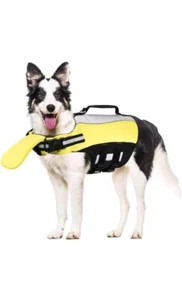 Chaleco salvavidas para perros para nadar - Abrigo flotador para mascotas chaleco reflectante para perros talla L - Imagen 1 de 7