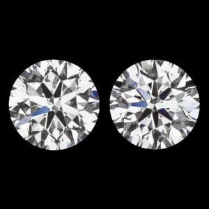 1.5 CARAT D-E VVS-VS LAB CREATED DIAMOND STUD EARRINGS PAIR IDEAL ROUND CUT - Picture 1 of 1