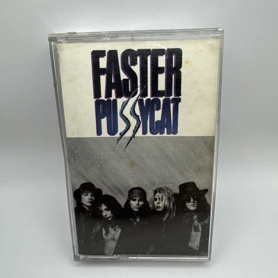 Faster Pussycat s/t 1987 Cassette Tested Glam Rock Heavy Metal Elektra Asylum Foto 1 de 4