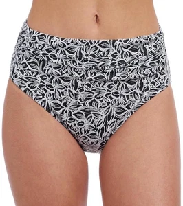 Profile By Gottex Women's Standard Plumeria Textured Black And White Swimsuit - Picture 1 of 9