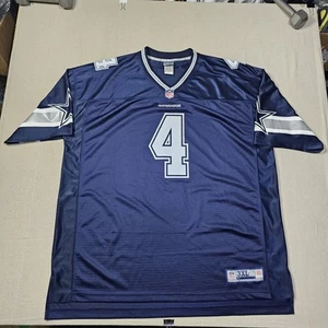 Pro Line NFL Dallas Cowboys Blue Jersey #4 Dak Prescott Mens Size 3XL-T  - Picture 1 of 7