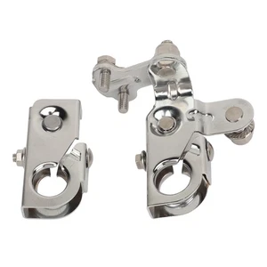 Positive Battery Terminal 926 882 Chrome Negative Battery Terminal Clamp For SLS - Picture 1 of 23