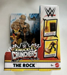 THE ROCK WWE Mattel Knuckle Crunchers Nuevo - Imagen 1 de 2