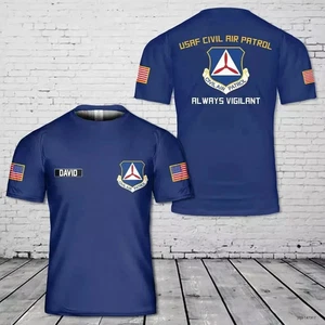 Personalized Civil Air Patrol T-Shirt Air Force Military 3D T- shirt Size S-5XL - Picture 1 of 2