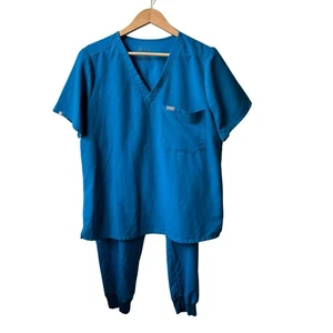 Figs Royal Blue Scrub Set Catrina 1 Pocket Scrub Top XL & Jogginghose XXL - Bild 1 von 12