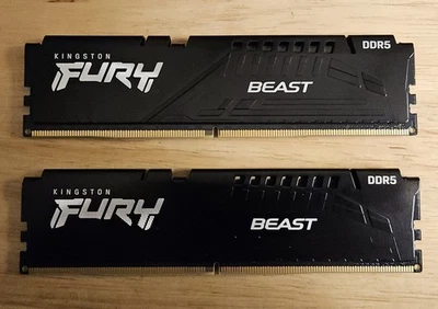 Kingston FURY Beast 32 GB (2 x 16 GB) CL36 DDR5 6000 (PC5 48000) EXPO / XMP Foto 1 de 4