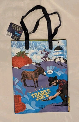 TRADER JOE'S Trader Joe’s Fashion 6 Gal Reusable Grocery Bag NorCal Local San Francisco GGB