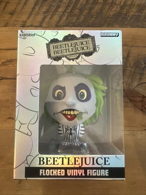 Beetlejuice (2024) - KIDROBOT - 4" Flocked Vinyl Figure - Image 1 of 4