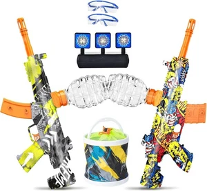 2er Set Gel Splatter, Full Auto Mode für Geburtstag, Outdoor Team grün+gelb - Bild 1 von 4