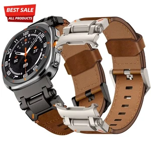 Metall + Lederbänder für Samsung Galaxy Watch Ultra 47mm Ersatzarmband - Bild 1 von 16