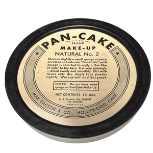 Vintage Max Factor Bakelite Pan Cake Make Up Collectors Hollywood Foundation - Picture 1 of 8