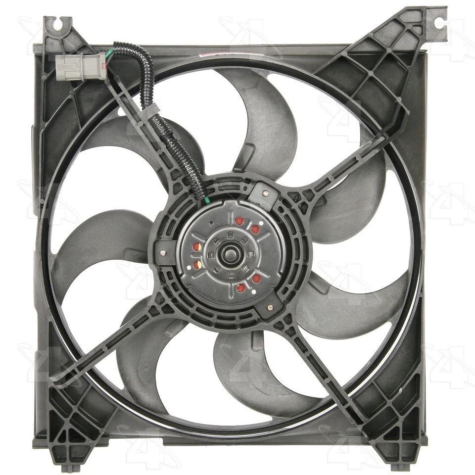 Conjunto de ventilador de refrigeración del motor - Conjunto de ventilador de radiador. 75344 para Hyundai Santa Fe 01-06 Foto 1 de 4