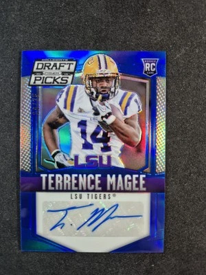 2015 Panini Prizm Collegiate Draft Picks Blue /75 Terrence Magee Rookie Auto RC - Image 1 of 2
