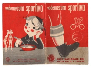 CALCIO CALENDARIETTO 1950-51 VADEMECUM SPORTIVO - Picture 1 of 5
