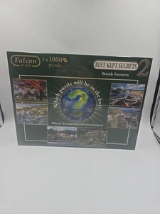Falcon de Luxe 1000 Jigsaw Puzzle Best Kept Secret British Treasures 4, Sealed - Picture 1 of 11