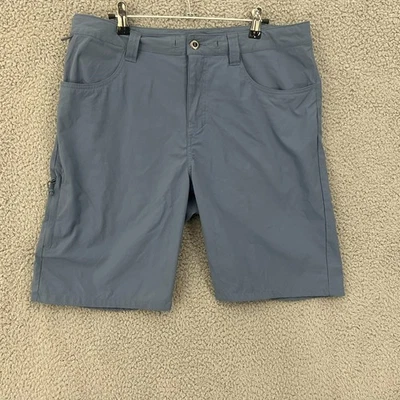 Pantalones Cortos Patagonia Quandary Para Hombre 34 Azul Forja Senderismo Viaje Aire Libre Campamento Gorp Foto 1 de 4