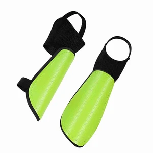 Soccer Shin Guard With Ankle Protector Football Protective Equipment Green JXWX - Picture 1 of 8