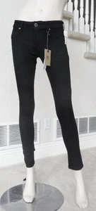 NWT DL1961 WMS Emma leather panel legging Jeans in Rider - Picture 1 of 9