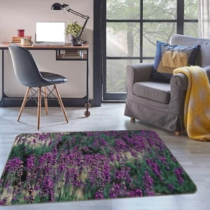 3D Purple Lavender 645 Non Slip Rug Mat Room Mat Elegant Photo Carpet Coco - Picture 1 of 4